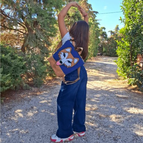 ΧΑΣΚΥ Χειροποίητο παιδικό σακίδιο πλάτης από φελλό Ανυφαντού